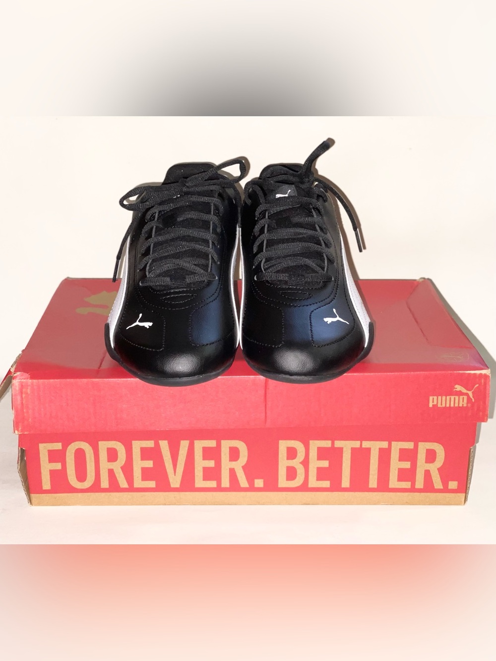 Puma Catch Lace Up Sneakers Black Size 10.5
